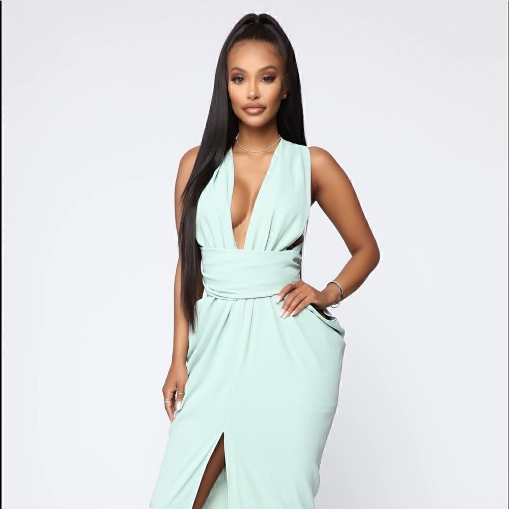 Fashion Nova Pose From Different Angles Maxi Dress